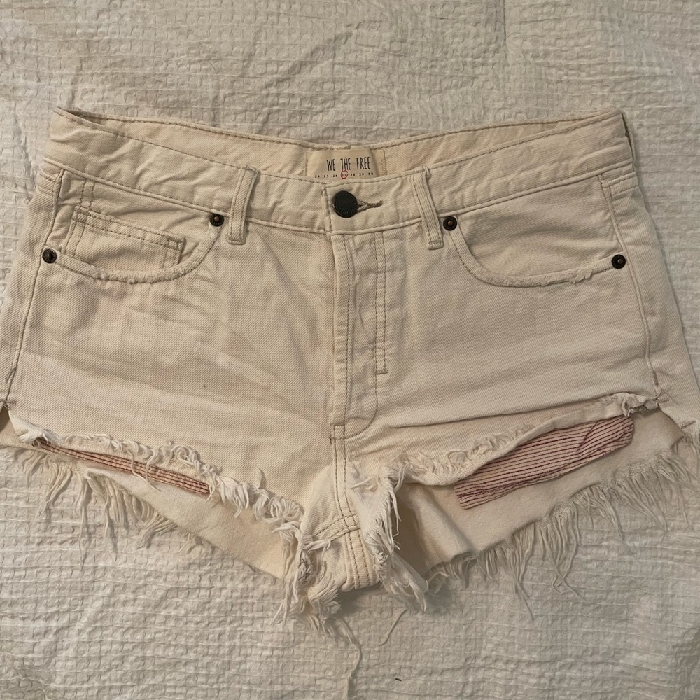 Free People low rise shorts